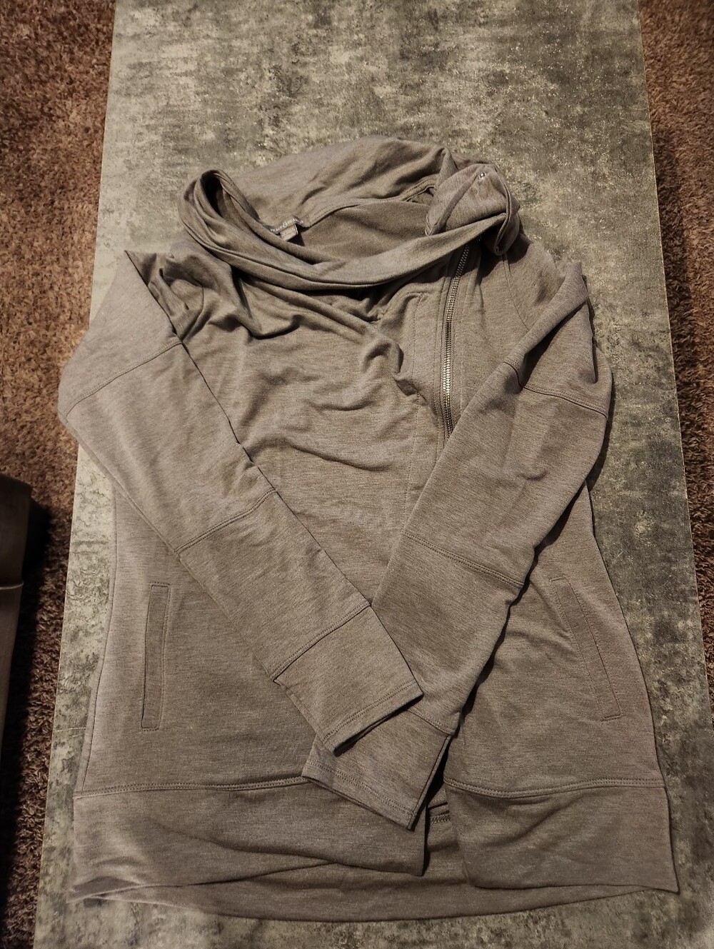 Peace and Pearls zip-up